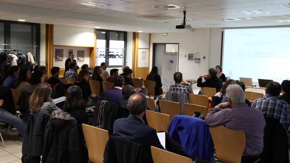 Participants au forum de la transition énergétique