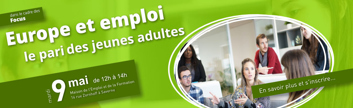 Europe et emploi - le pari des jeunes